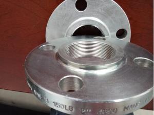 China 5 Inch Pipe Threaded Flange 304 316 Stainless Steel Polished Surface on sale