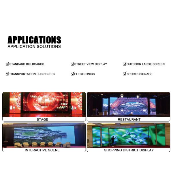 Outdoor Indoor Rental LED Display Screen LED Wall Stage Backdrop Screen