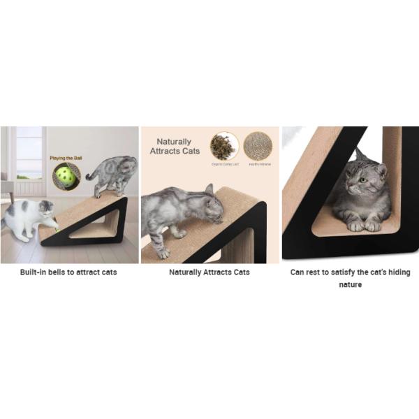 Cat Scratching Board Post Vertical Wear-resistant Cat Scratcher Toy Claw Cardboard Grinding Claw Resistant Corrugated Paper Nest