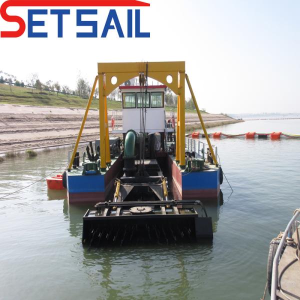 17m-50m Total Length Multi Function Cutter Suction Sand and Mud Dredger with Hopper