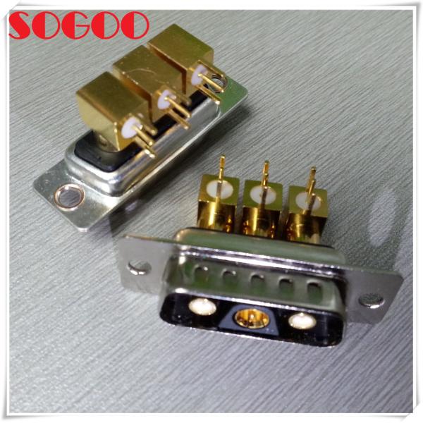 D-SUB 3V3 Male BBU Power Connector Solder Type For PSU-AC Cable