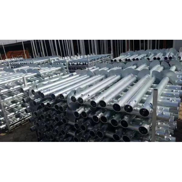 Iso Galvanised Bright 68mm Ground Screw Anchors For Fence Posts