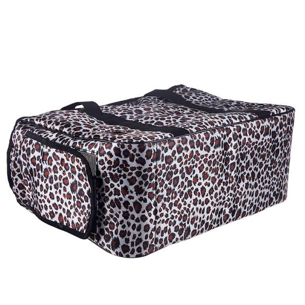 New Leopard Pet Outdoor Products Dog Carriers Shoulder Bags