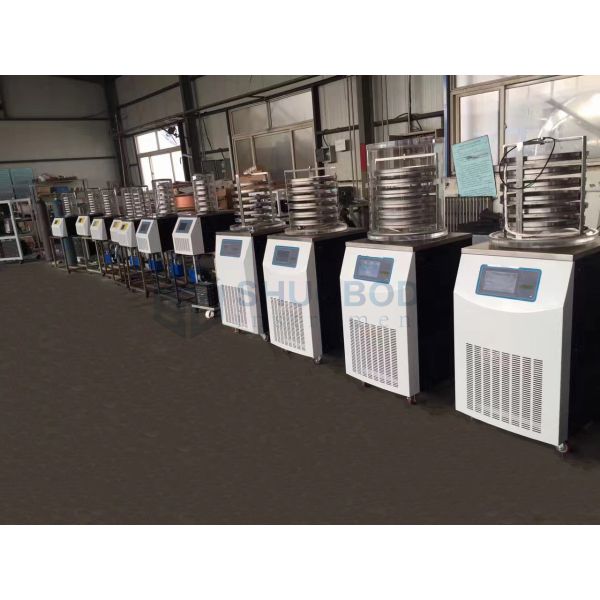 Shelf Heating Laboratory Freeze Dryer 6kg/24 Hours 0.18 - 0.27m2 Programmable