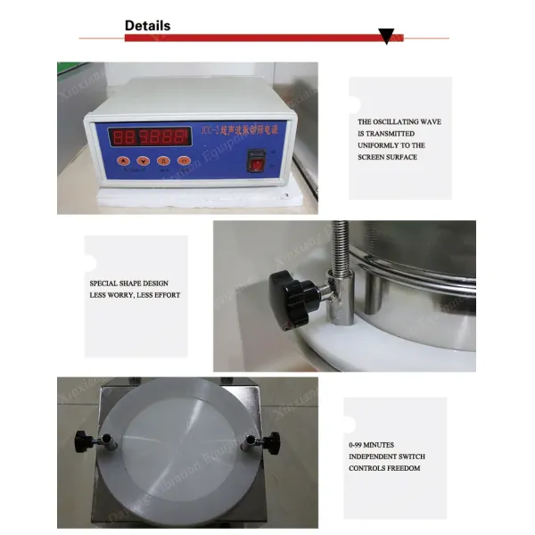 SS304 SS316 Laboratory Sieve Shaker 1mm Mesh Vibratory Sieve Shaker