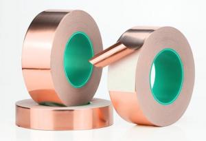 China Pressure Sensitive Copper Conductive Tape on sale
