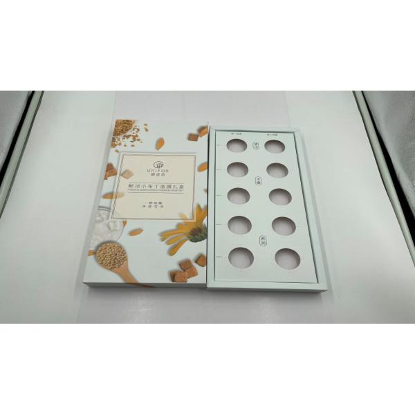 Custom Luxury White Cardboard Paper Box Eco Friendly Packaging Mask Box