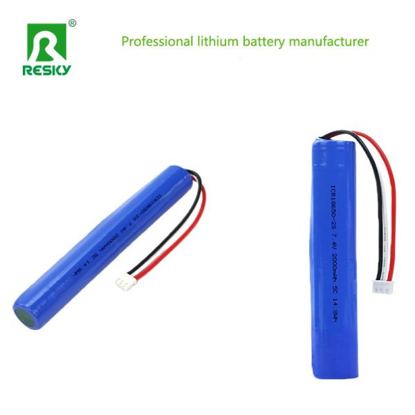 Power Lithium Battery 7.4V 2000mAh 14.8wh 5C Rechargeable Battery Pack For RC Car & Robot