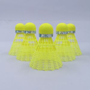 Fiber Cork Badminton Shuttlecock Ball Nylon Shuttles With Stability Durability
