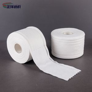 Buy cheap Spunlace Disposable Microfiber Cloths Nonwoven 80GSM Disposable Face Cleaning from wholesalers