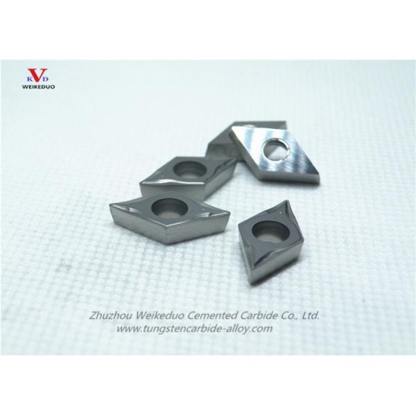 DCMT11T304-FA,Abrasion Resistance Tungsten Carbide Inserts With CVD / TiAlN