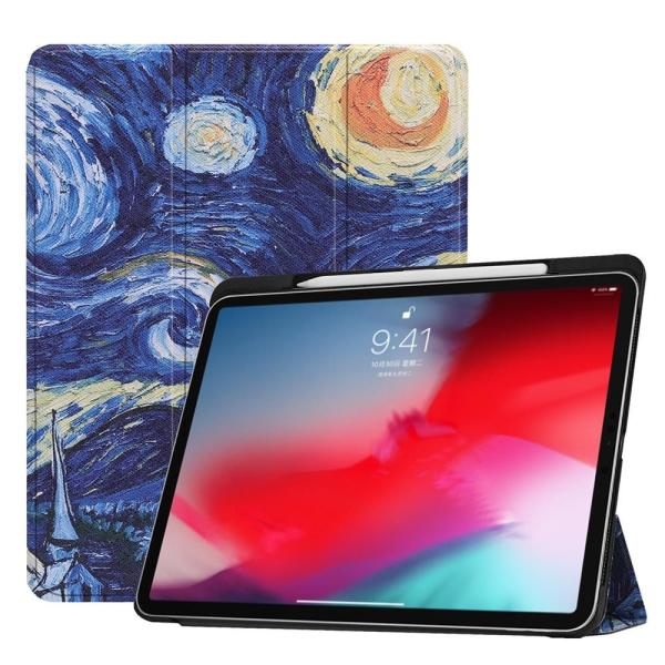 iPad Pro 11 Smart Case with Pencil Holder Leahter iPad Pro 11 2018 Cover