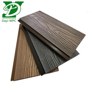 Wholesale Modern Garden Natural Wood Grain WPC Fencing from china suppliers