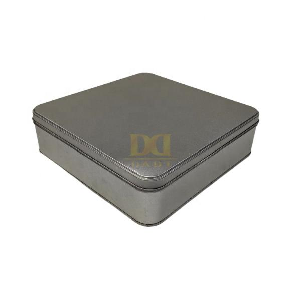 DADI Printed Storage Tins Square Tinplate Empty Cameo Printing Square Candy Tin Box