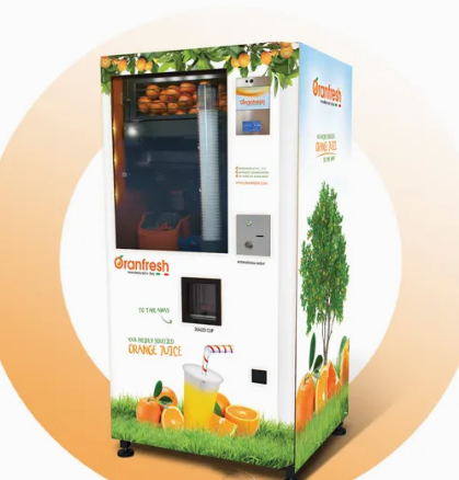 Fruit Vegetable Health Food Vending Machines Automatic Customized