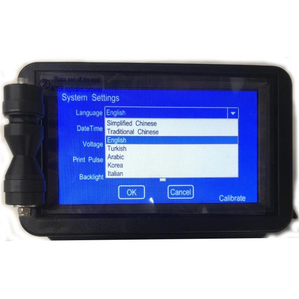 Digital Batch Coding Machine Inkjet Printers Multi Languages Operation Interfaces