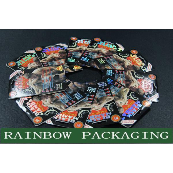 Black Mambar Sex Pills Packaging Black Panther Blister Card Packaging