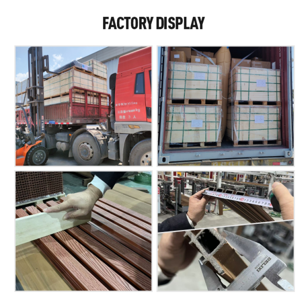 Exterior WPC Wall Cladding for Building Facade Decoration