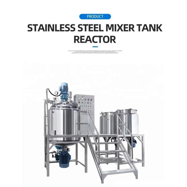 Jacketed Electric Steam Stainless Steel Mixing Tanks Vessel 2000 Gallon