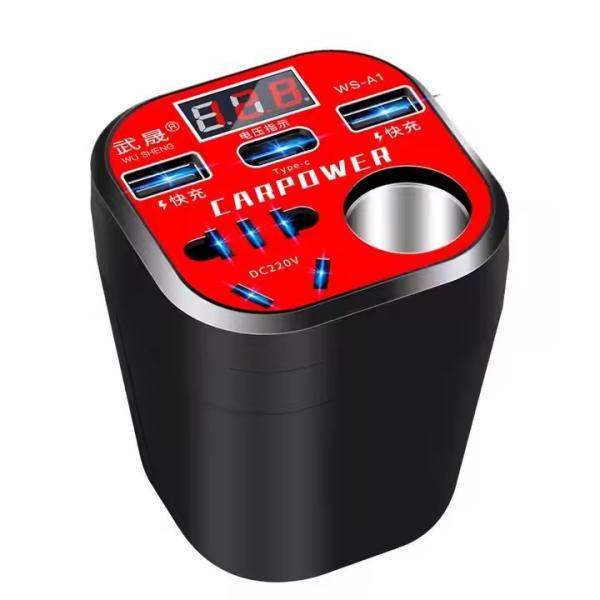 Smart Cooling Universal Power Inverter Auto 12V/24V USB Port Inverter Converter