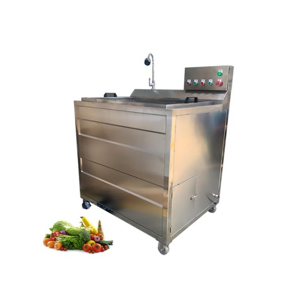 Stainless Steel Canteen / Bubble Vegetable Washing Machine 200-300kg/H