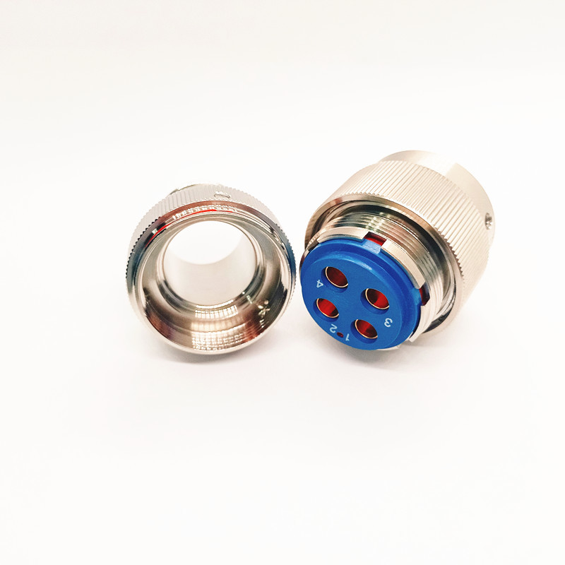 Y17 Series Circular Aviation Connector with 1500V Withstand Voltage Gold-Plated Contacts and Bayonet Quick Lock