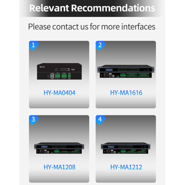 Custom Dante Digital Analog Audio Interface Dsp Poe Module Matrix Processor Processeur 8 in 8 Out 4 X 4 16x16 with Usb for Stage