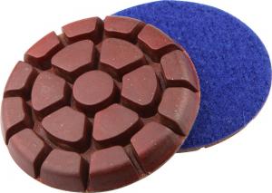 Wholesale 3 Inch Metal Chip Concrete Floor Polishing Pads Grit 50 In Round Shaped from china suppliers