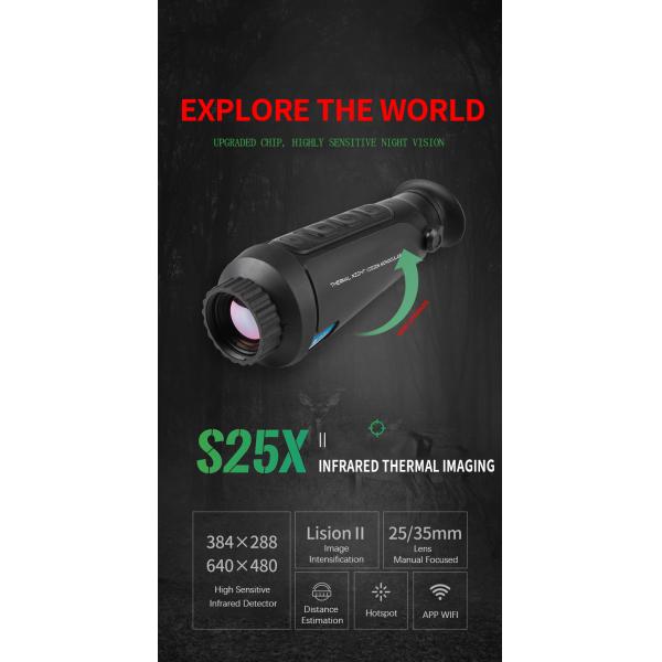 S25X Thermal Imaging Monocular Camera 640x480 IP66