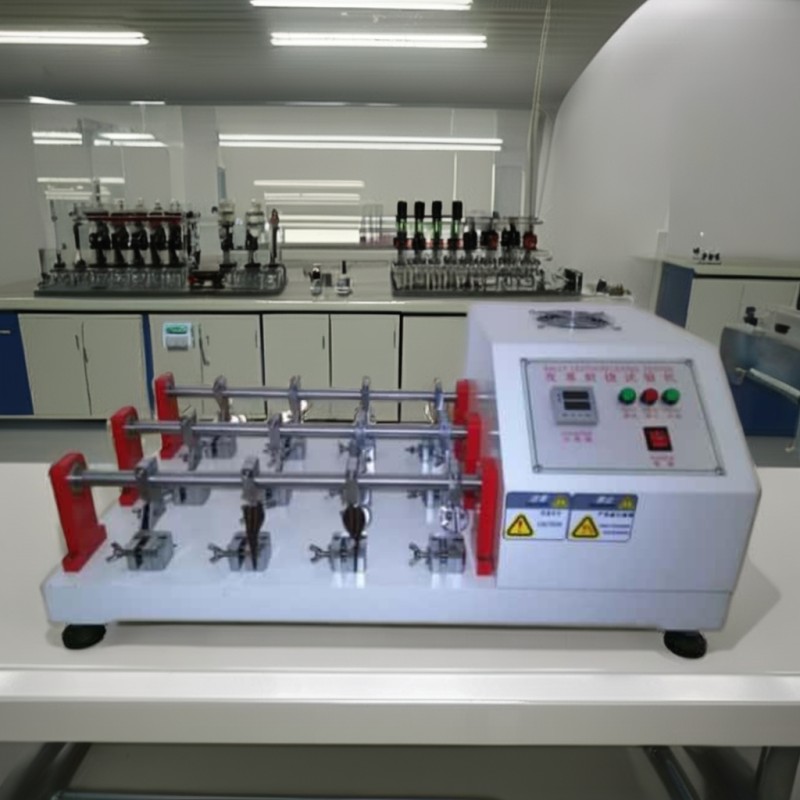 Leather Flexing Resistance Testing Machine - Leather, Fabric, and Footwear Durability Tester