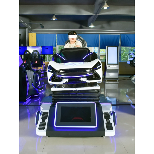 Safety VR Car Racing Simulator High Performance With Exhilarating Gaming Experience