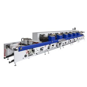Roll To Roll Flexo Printing Machine Servo Motor Controlled
