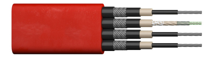3.6/6kV Medium Voltage Flat Reeling Cable with Fibre-optics Copper Conductor 35-95mm2 for Industrial Applications