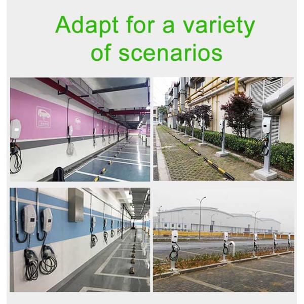 11kw 16A Type1 Wall Mounted EV Charger With LED Indicator Light