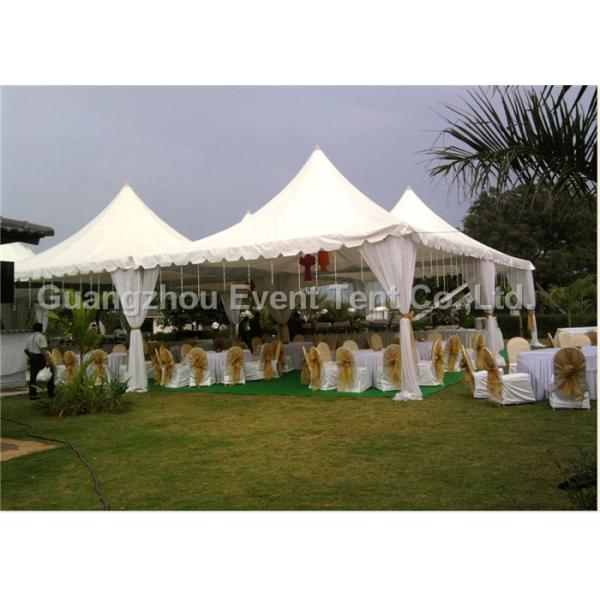 Waterproof cover canopy pagoda party tent with transparent PVC window for luxury wedding