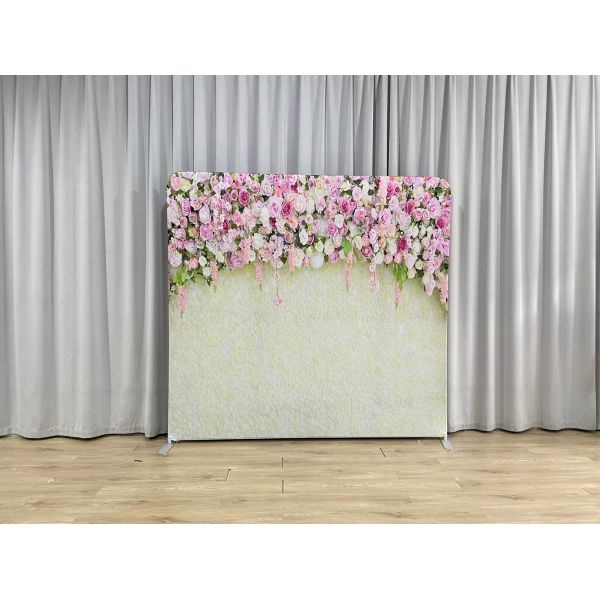 8X8ft Pillowcase Backdrop One Stand Four Fabric Covers Photo Booth Display