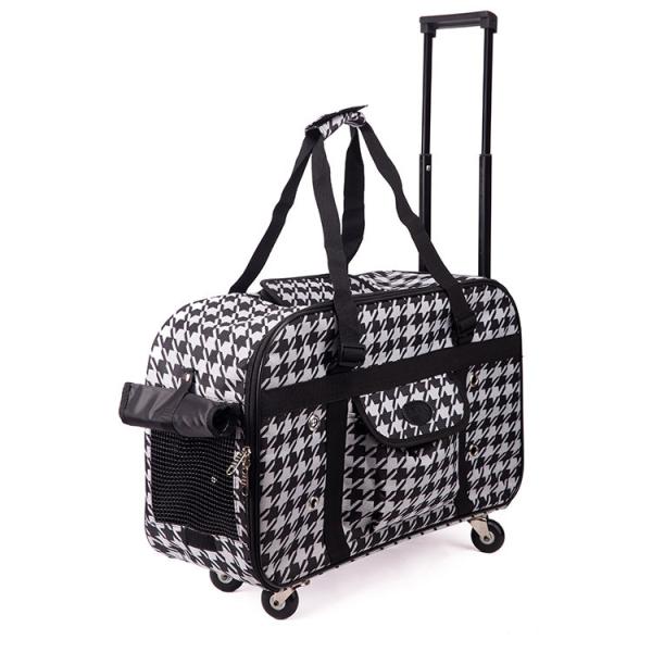 Design Quality Dog Carriers Camouflage Portable Draw-Bar Pet Bags