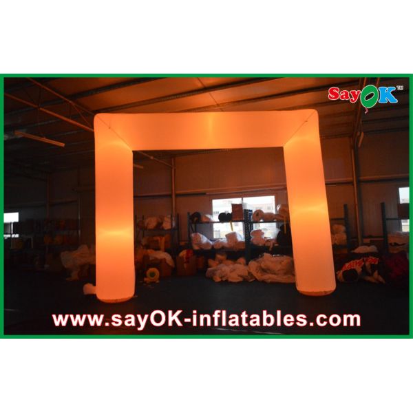 Halloween Inflatable Arch Customized Square Inflatable Finish Line Arch For Party / Wedding