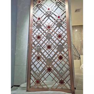 Wholesale Aluminum Hollow Stainless Steel Screen Partition Room Dividers 5500mm Height from china suppliers