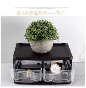 Wholesale Cosmetic Rack Storage Clear Drawer Plastic Makeup Organizer from china suppliers