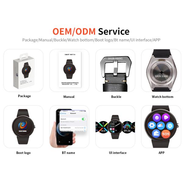 2024 E36 GPS Smart Watch with 1.43-Inch AMOLED Screen and 5ATM Waterproof