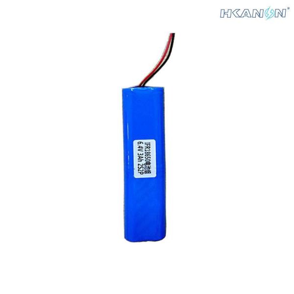 6.4V 2800mah LiFePO4 Rechargeable Battery Pack 2S2P With JST Connectors