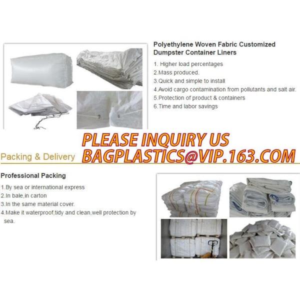 Extra Lagrge Woven Drawstring Dumpster Container 20 Yard Drawstring Black Dumpster Container Liners For Bagplastics