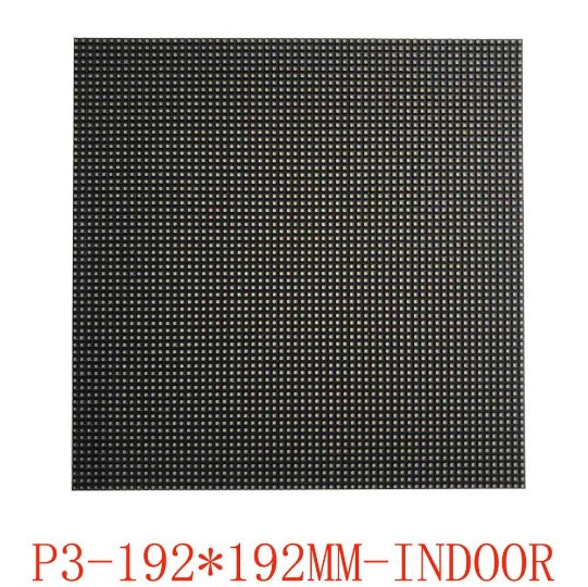 Full Color LED Matrix Module 192x192mm 64x64pixel P3 Indoor SMD2121 LED Display Screen