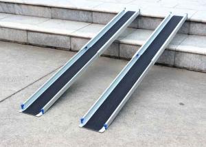 China 6ft Lightweight Aluminium Telescopic Portable Wheelchair Scooter Ramp for the Disabled on sale