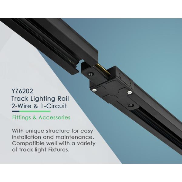 Powder Coating Track Lighting Rail System Second Line 1m 2m 3m
