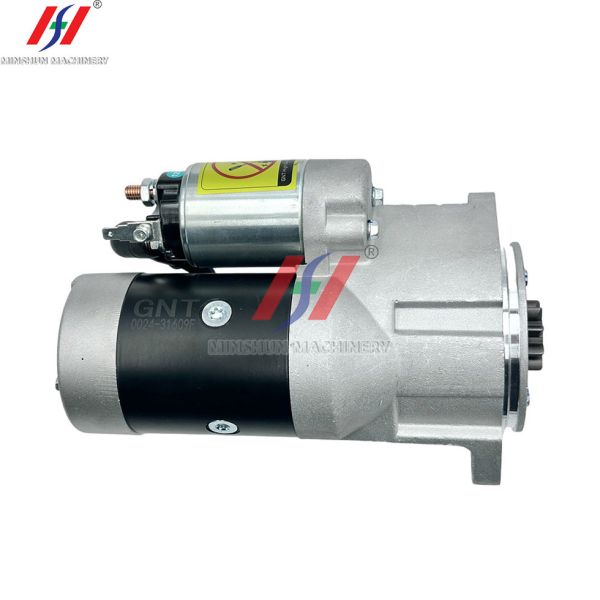 12V Starter Motor 129908-77010 Compatible With 4TNV94/4TNV98, 4D94E/4D98E Engine Power System