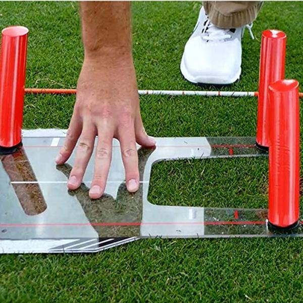 Polycarbonate Base Golf Speed Trap Swing Slice Corrector