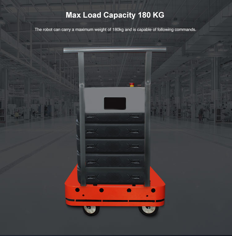 New Automated Mobile Robot Dolly Delivery