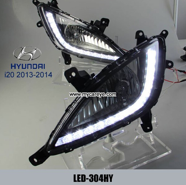 Hyundai i20 DRL LED Daytime driving Lights autobody part light upgrade